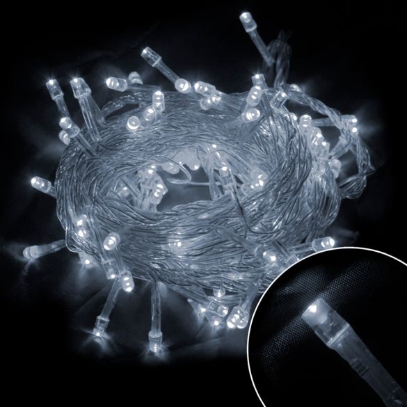 Гирлянда LED100-8-W 8м, 8реж, белая IP20