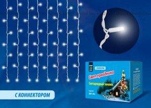 Гирлянда-занавес ул IP67 мерц.син3*2/24нит. 6мод.пр.бел UL-00001358
