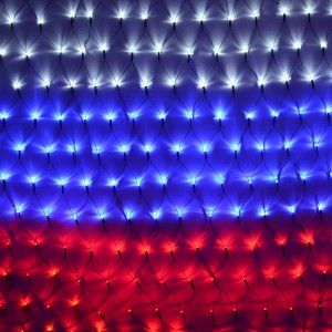 Гирлянда-сетка APEYRON флаг РФ 360 диодов размер 2,4x1м