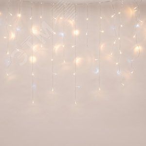Гирлянда Бахрома св. мерц. 25м соед бел ULD-B25006-440/TTK WARMWHITE-WHITE IP44 Uniel