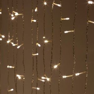 Гирлянда-занавес 400LED тепл белый 3*3м, 8реж IP20