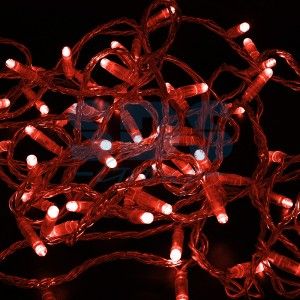 Гирлянда-нить Neon Night 100LED,красн 10м, IP65