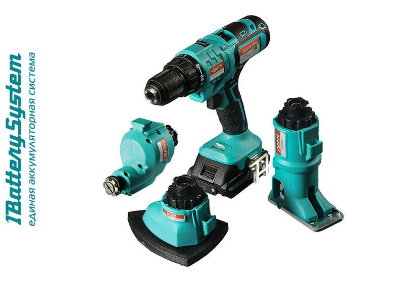 Шуруповерт-мультитул аккум.4в1 Sturm! CMT1801 1BatterySystem