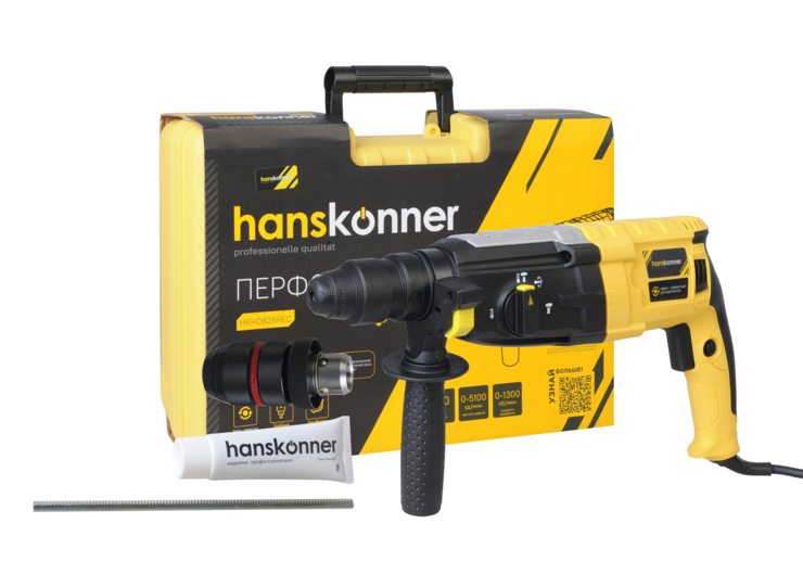 Перфоратор HANSKONNER HRH0828REC 850Вт 3реж